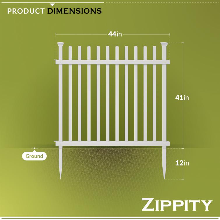 Burbank Vinyl Picket Fence (44